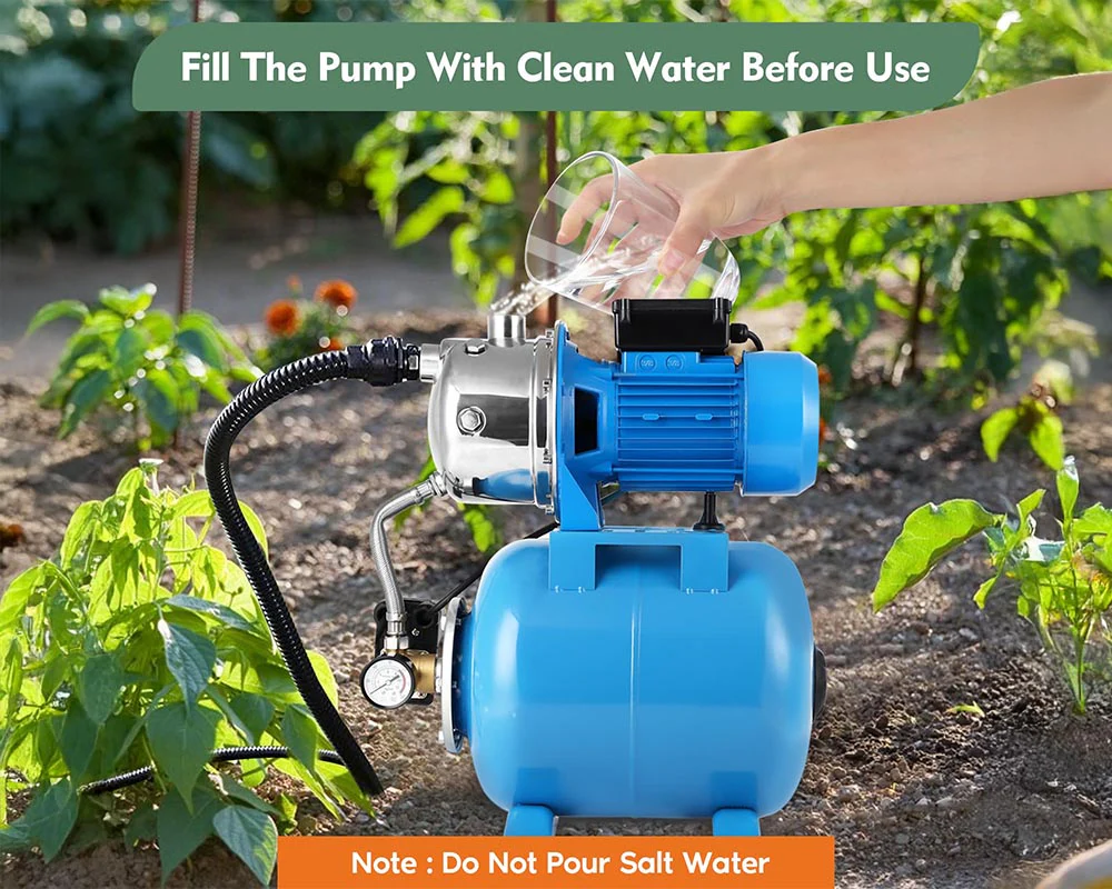 Water Booster Jet Pump with Pressure Tank - Image 4