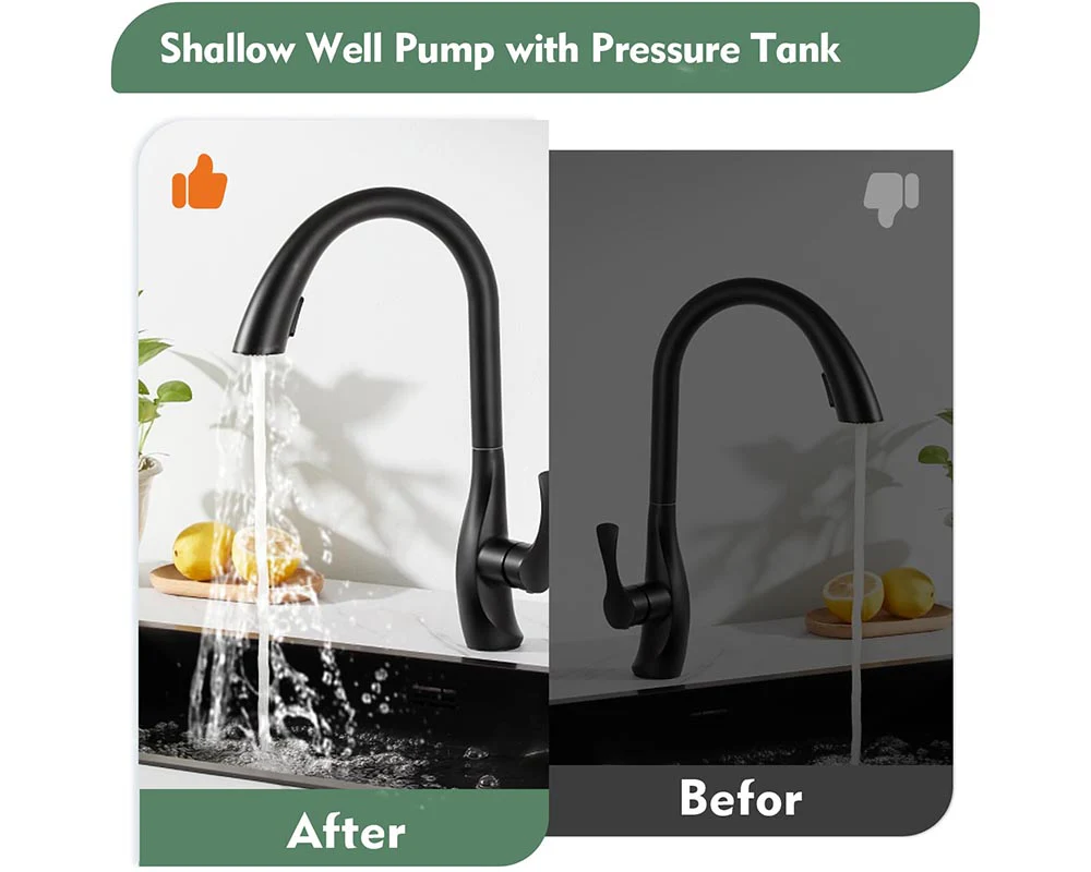 Water Booster Jet Pump with Pressure Tank - Image 7