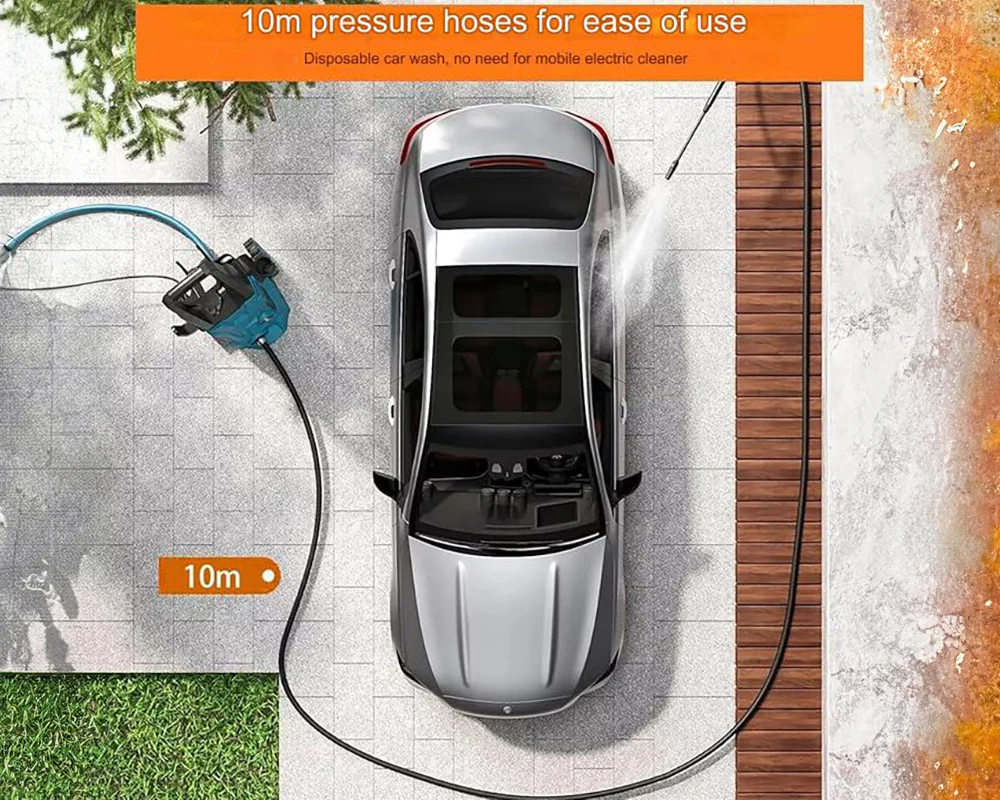 1800W Electric High Pressure Washer - Image 4