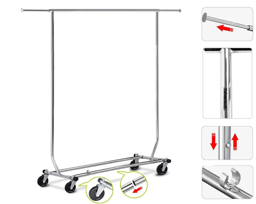 Steel Clothes Rack Garment Rack - Image 4