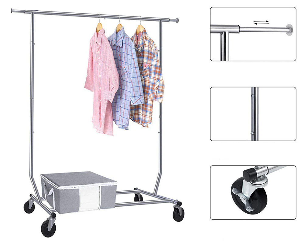 Steel Clothes Rack Garment Rack - Image 9