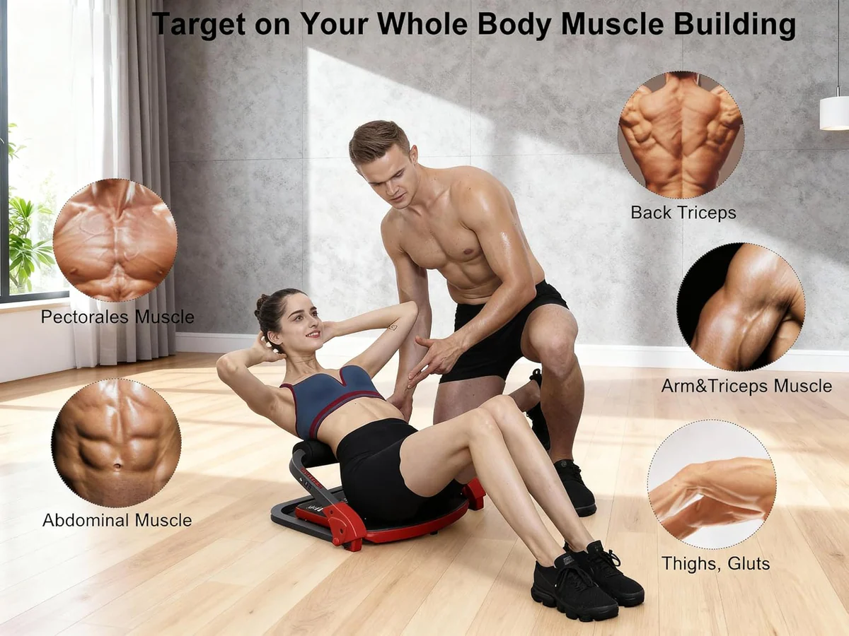 Ab Machine with Resistance Bands - Image 5