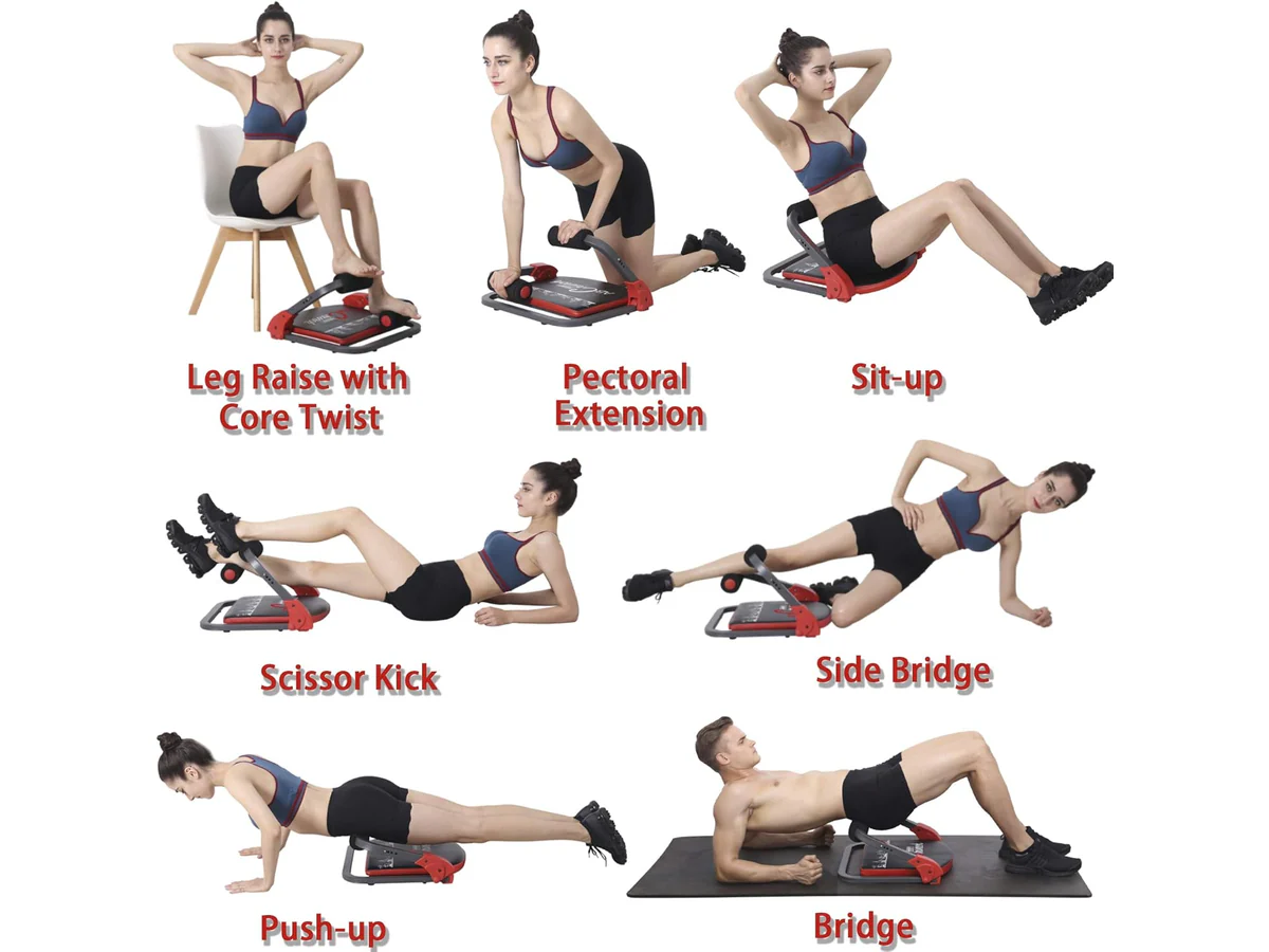 Ab Machine with Resistance Bands - Image 6