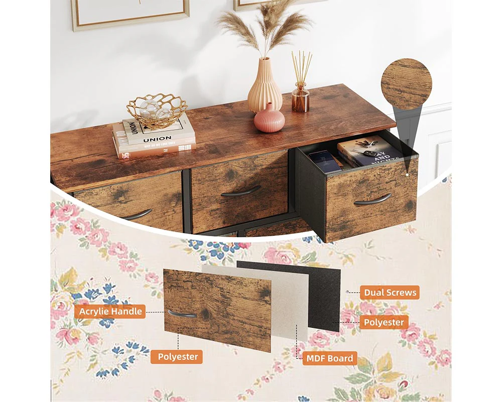 Tall boy drawers Chest of Drawers - Image 9