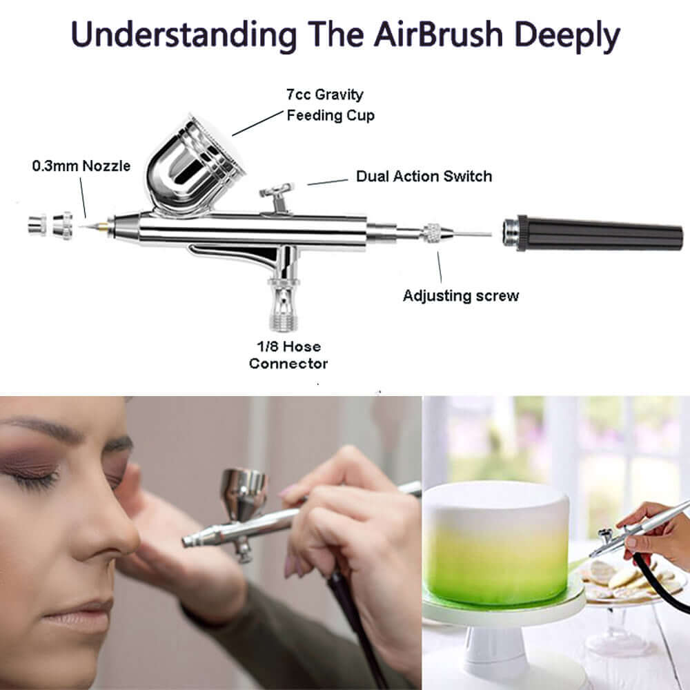 Air Brush Compressor With Air Brush Kit - Image 4