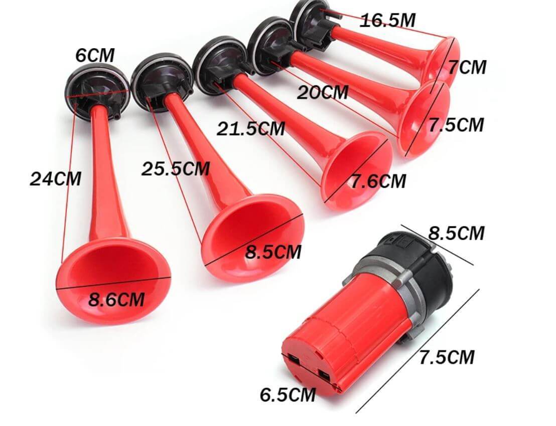 Air Horn Kit Musical Dixie Trumpets Duke Of Hazzard Horn Set - Image 3