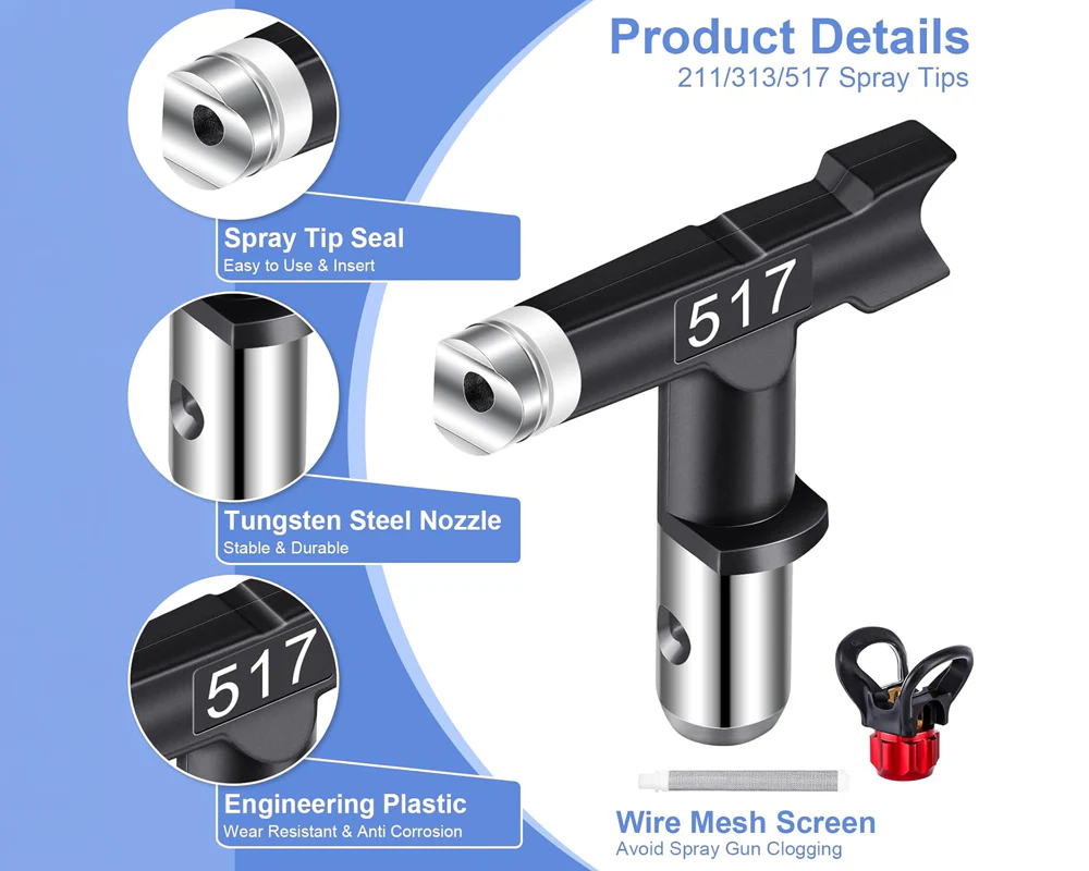 14Pcs Airless Paint Sprayer Gun Kit - Image 4