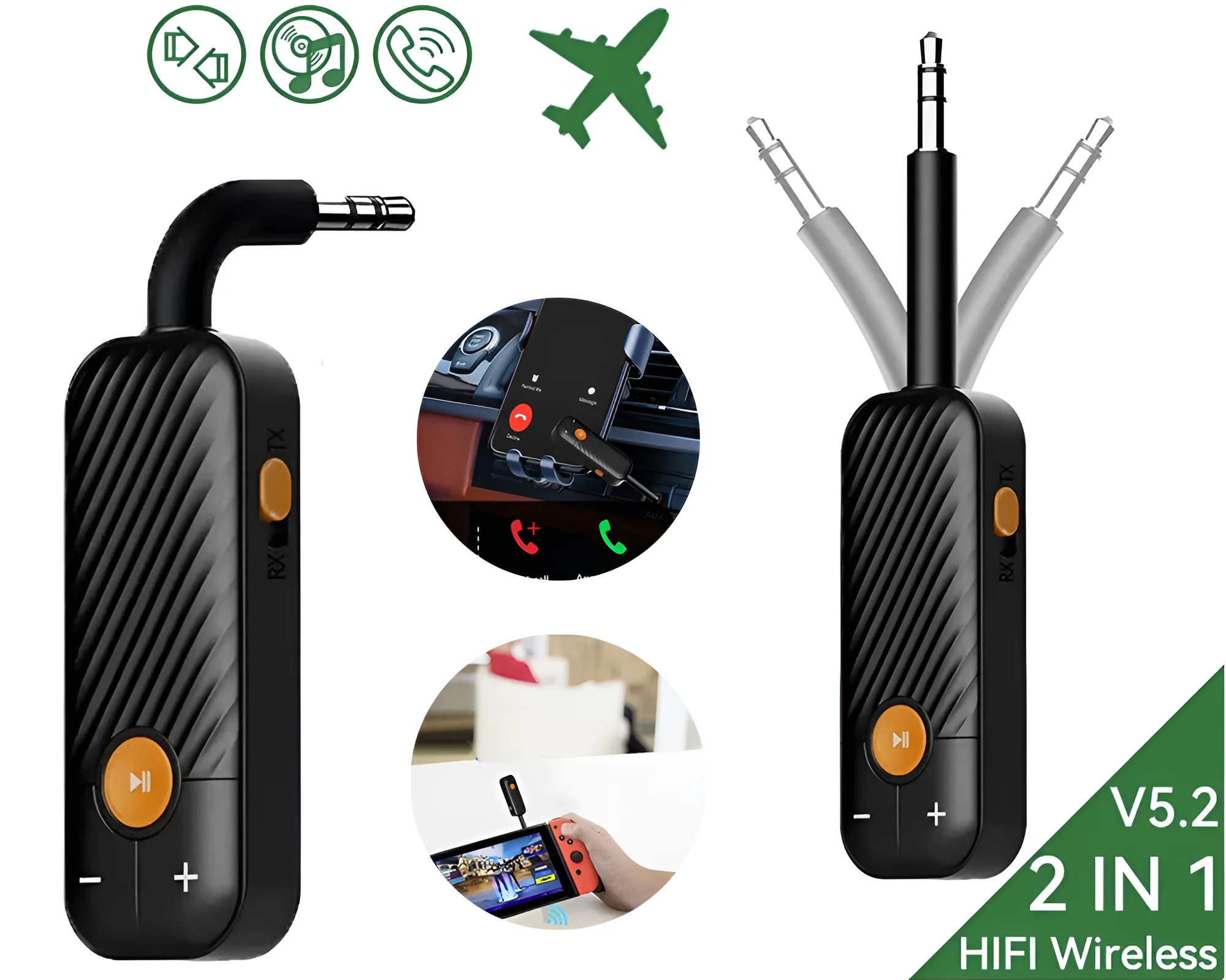 Airplane Bluetooth Audio Adapter - Image 3