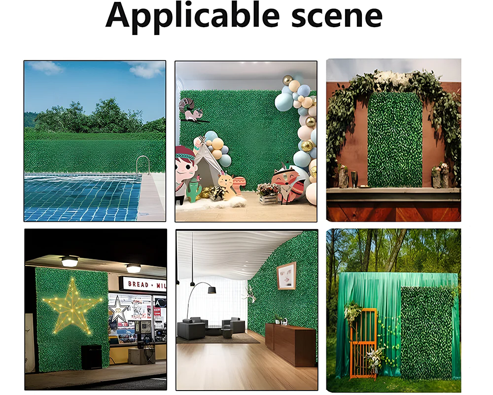 Artificial Hedge Wall – 14PCS - Image 6