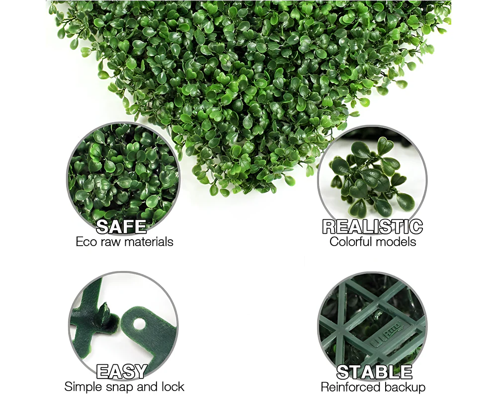 Artificial Hedge Wall – 14PCS - Image 7