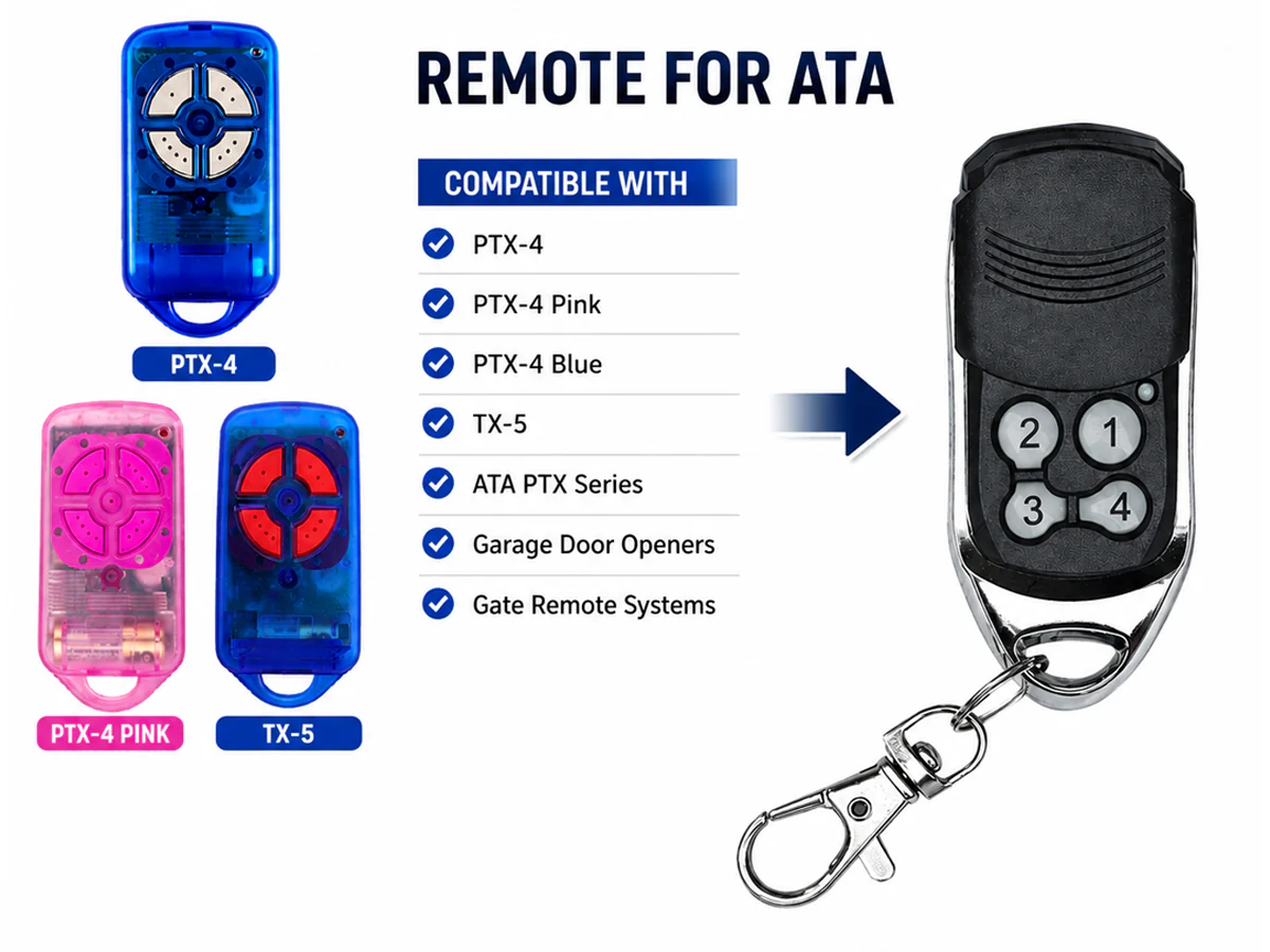 ATA PTX4 GDO Garage Door Remote - Image 3