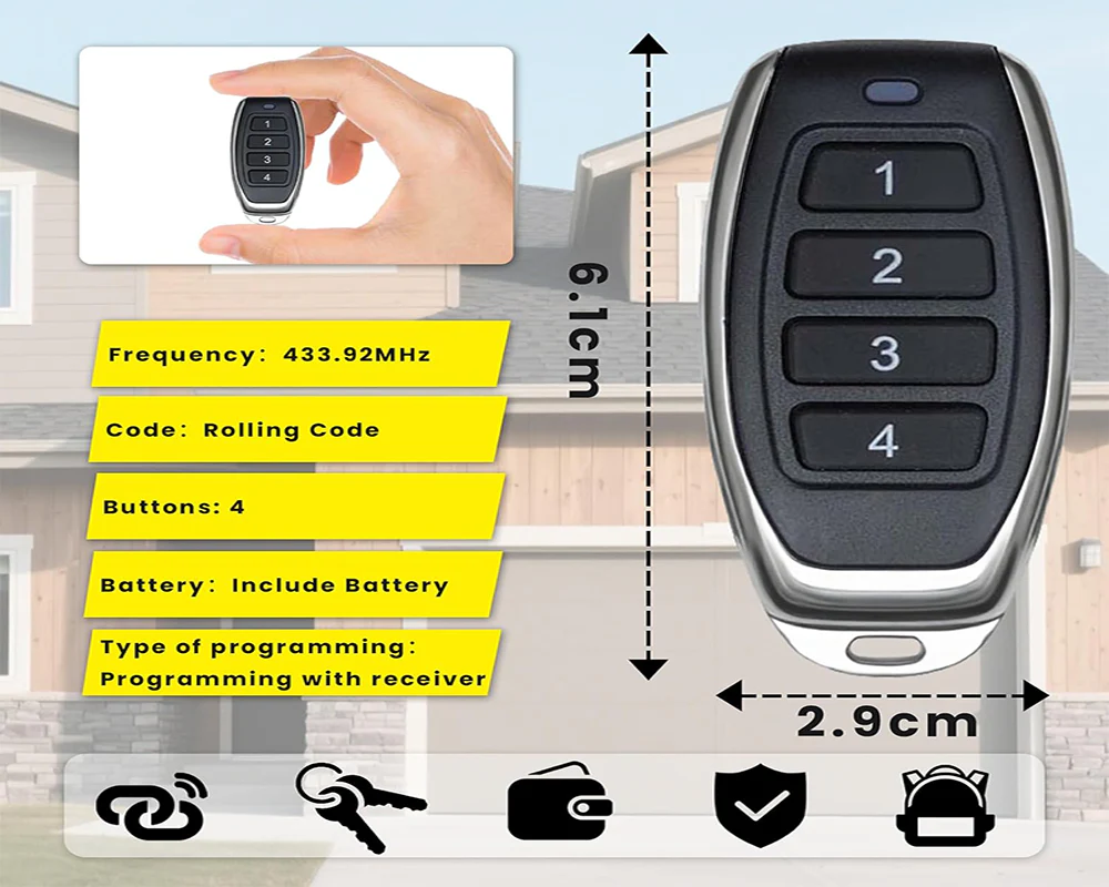 ATA PTX5V1 Garage Remote - Image 5