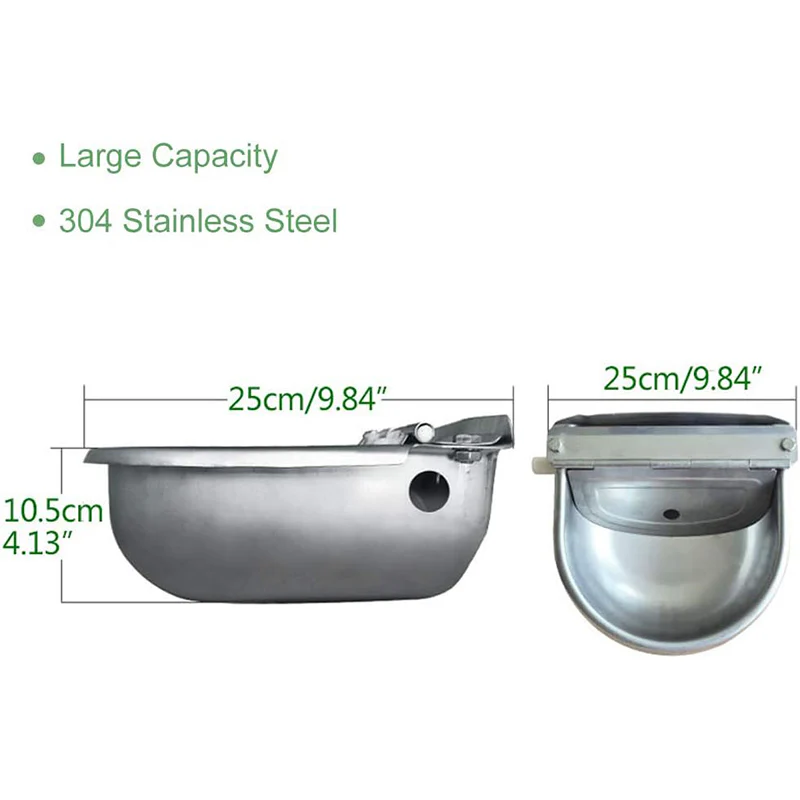 Auto Fill Water Trough Bowl - Image 2