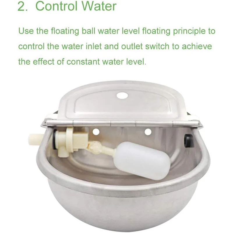 Auto Fill Water Trough Bowl - Image 3