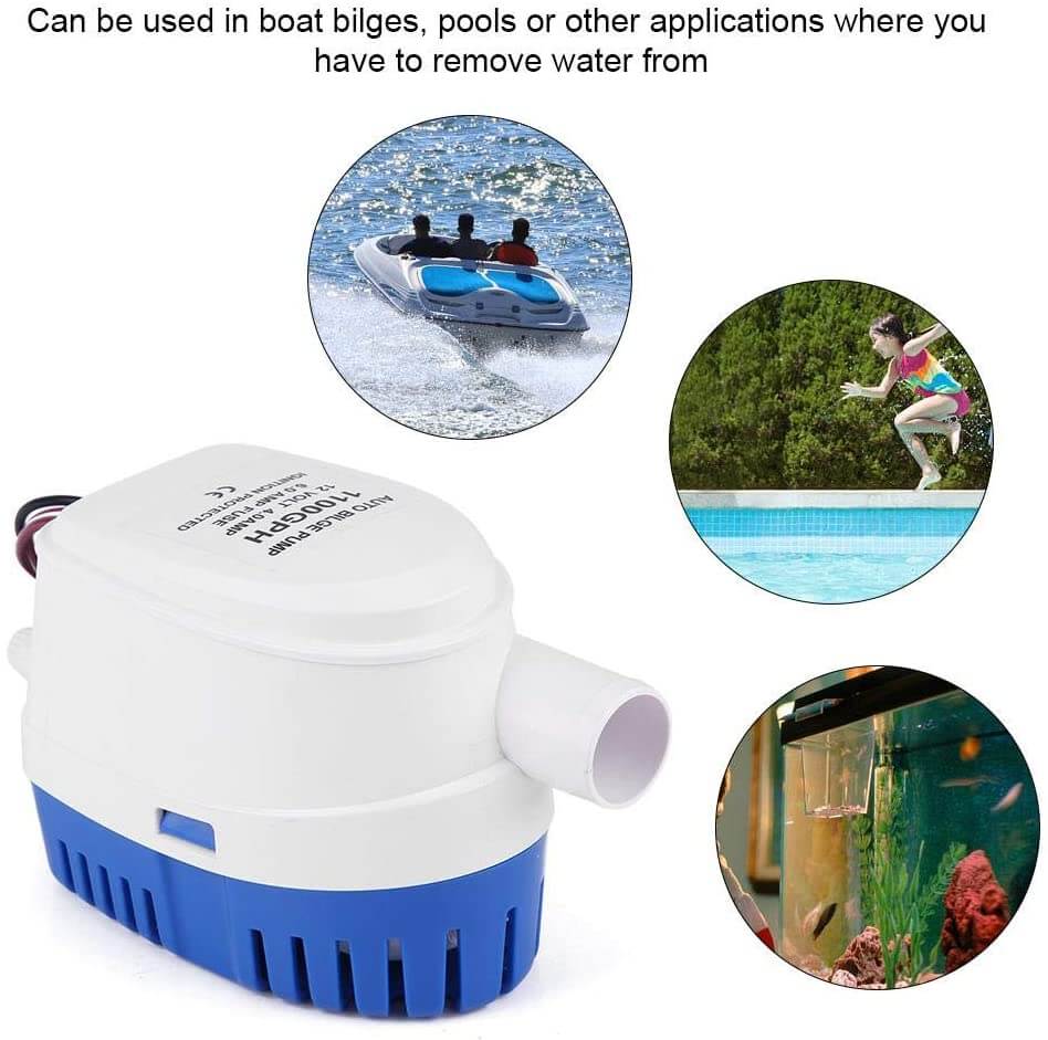 Automatic Bilge Pump 1100Gph 12V Marine Automatic Submersible Bilge - Image 4