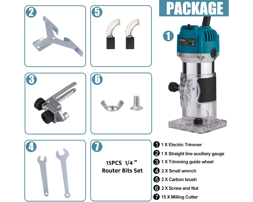 800W Wood Router Tool - Image 8