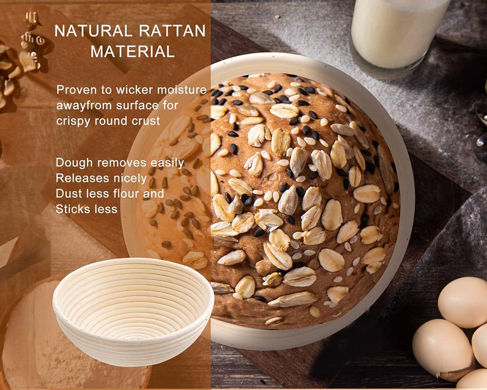 Bread Proofing Basket Set Banneton Bowl - Image 8