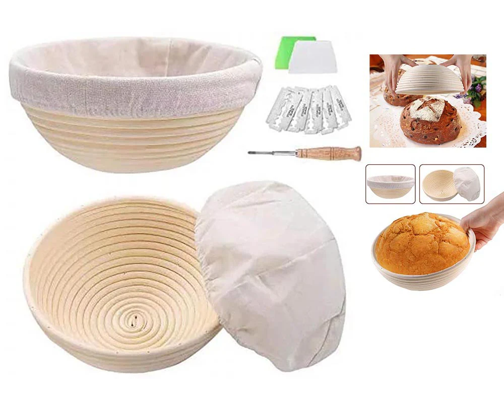 Bread Proofing Basket Set Banneton Bowl - Image 9