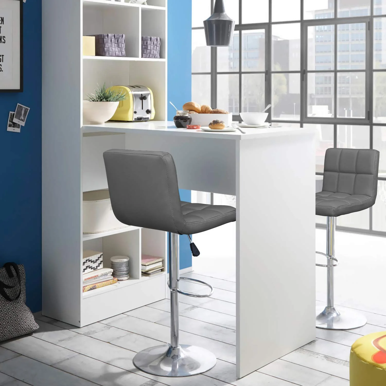 Adjustable Swivel Bar Stools - Image 6