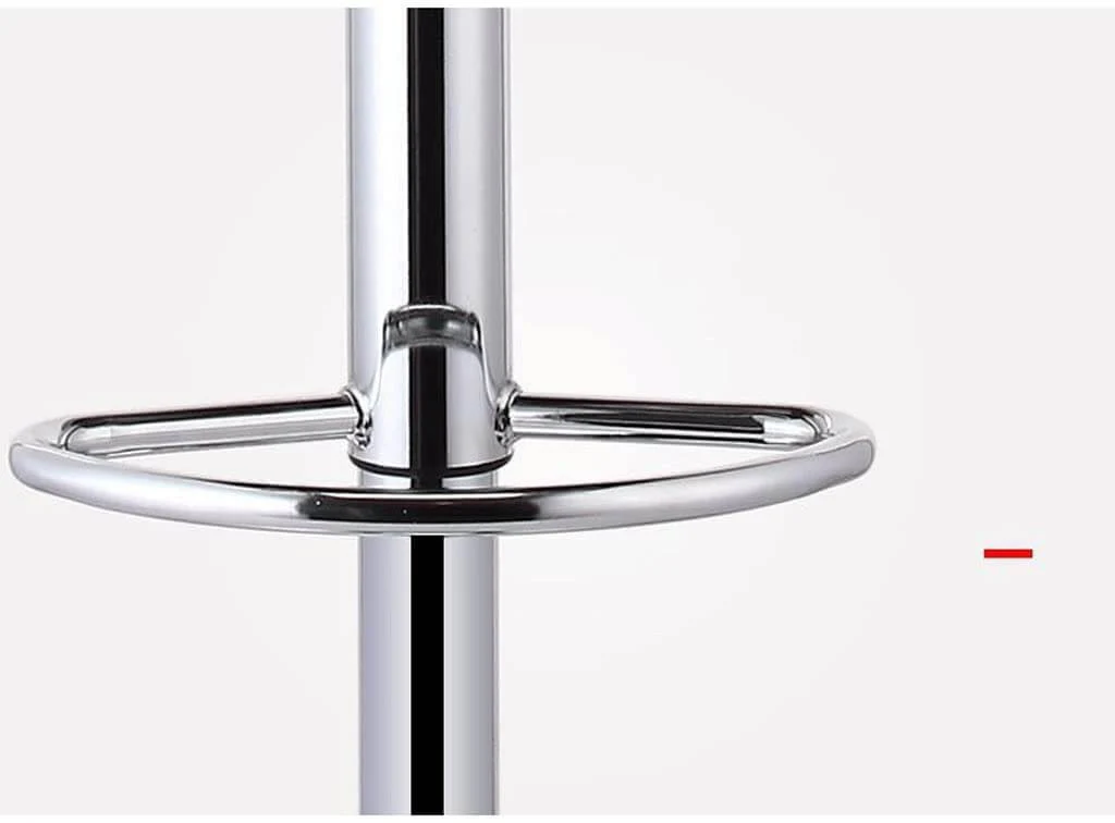 Bar Stool Leather Black 3pcs - Image 4