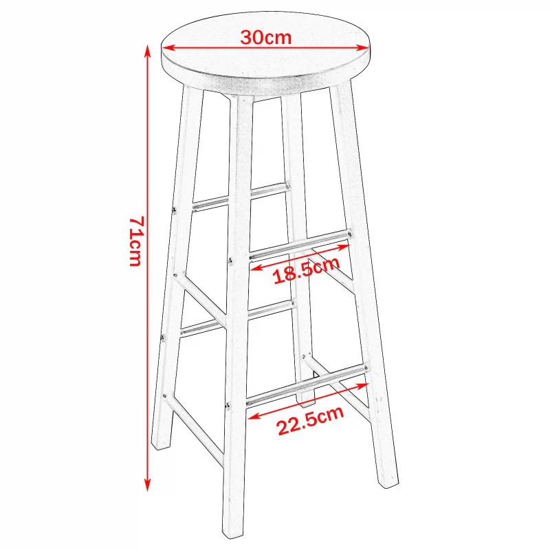 Bar Table and Bar Stools - Image 4