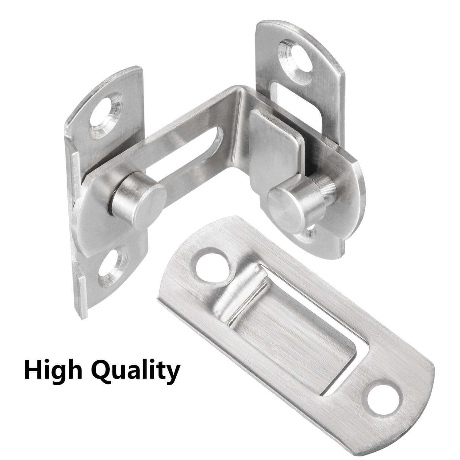 Sliding Door Lock, Barn Door Lock, Stainless Steel Door Lock - Image 4