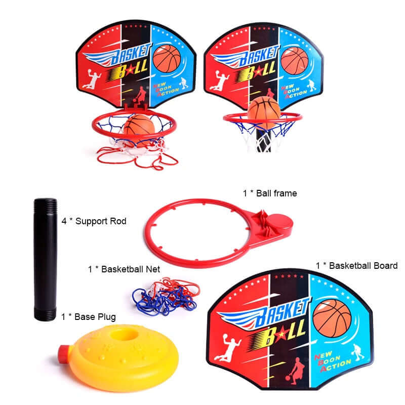 Basketball Hoop Adjustable Stand With Ball - Image 3