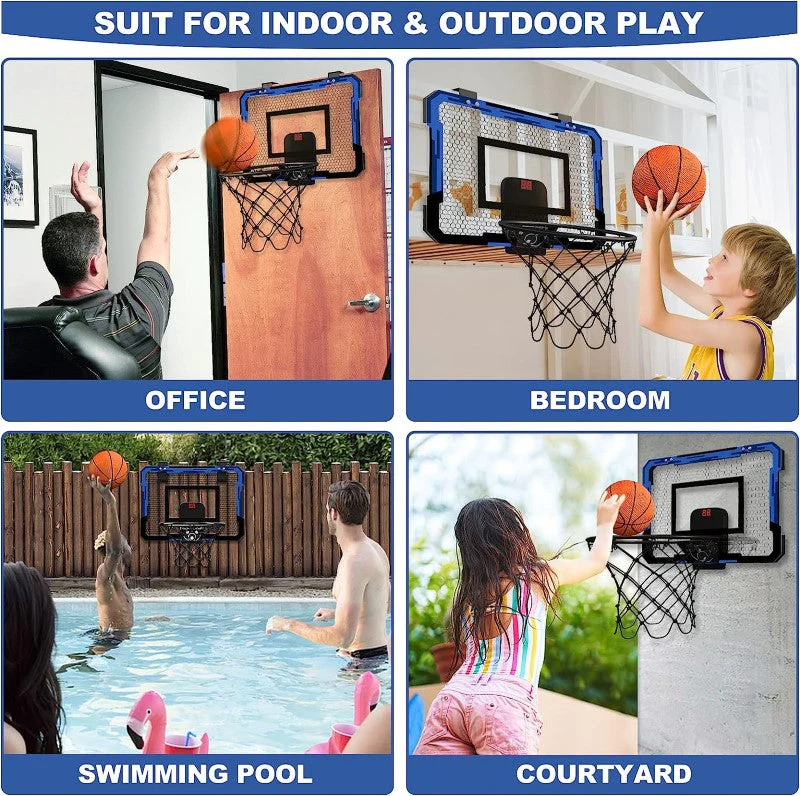 Basketball Hoop Indoor Basketball Hoop with Electronic Scorer - Image 7