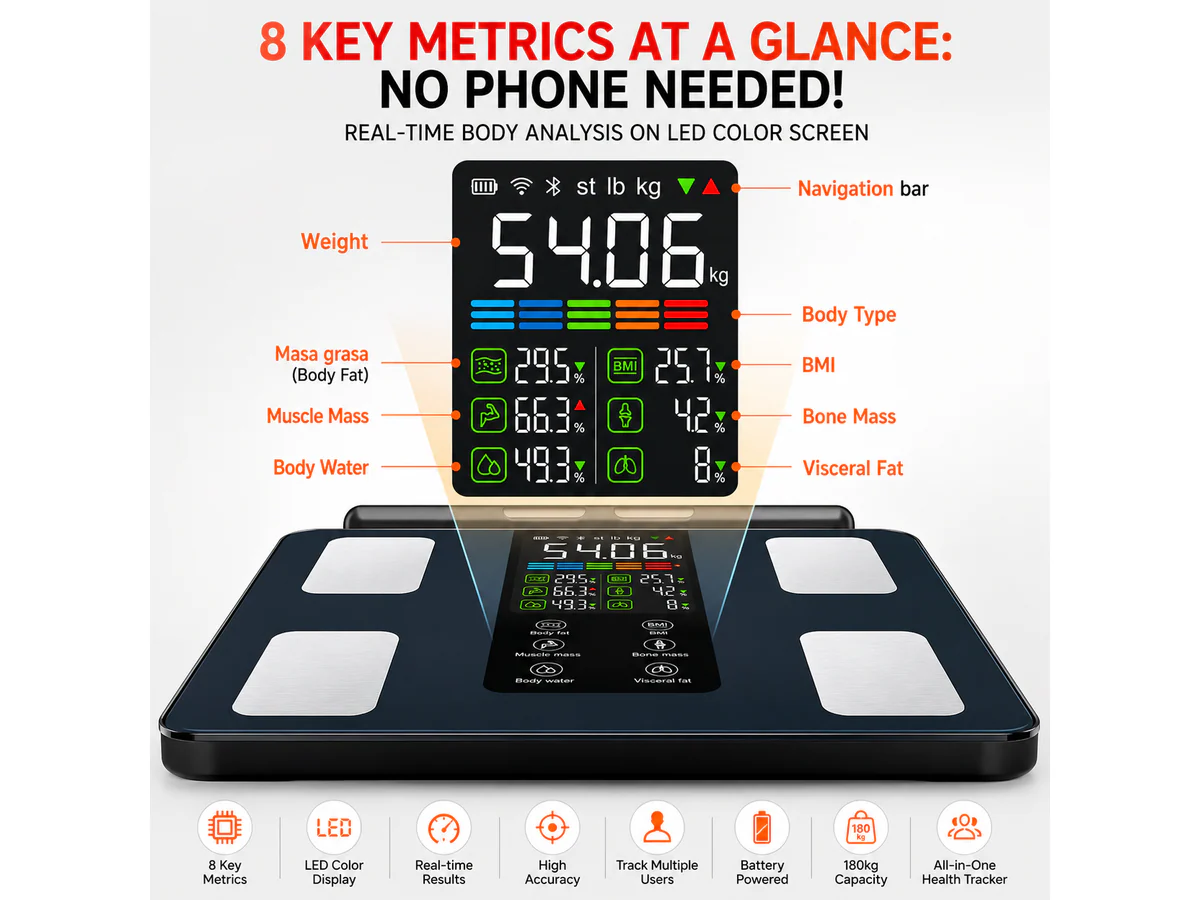 Bathroom Scales Bluetooth Body Fat Scale - Image 3