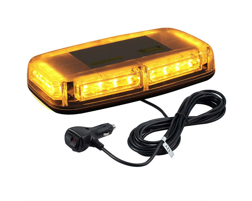 6 COB LED Beacon Flashing Magnetic Emergency Warning Strobe Amber Light 12/24V - Image 12