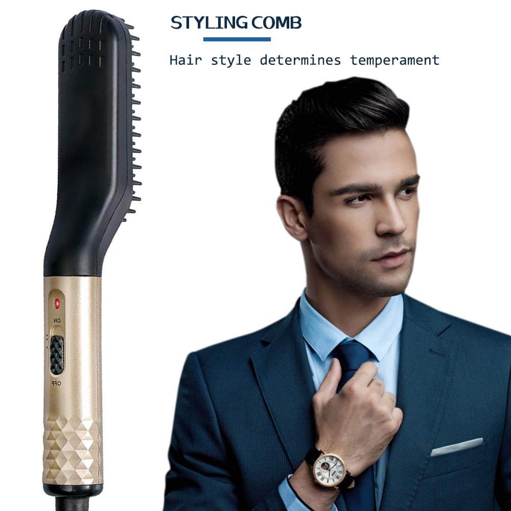 Electric Beard Hair Straightener For Men - Image 4