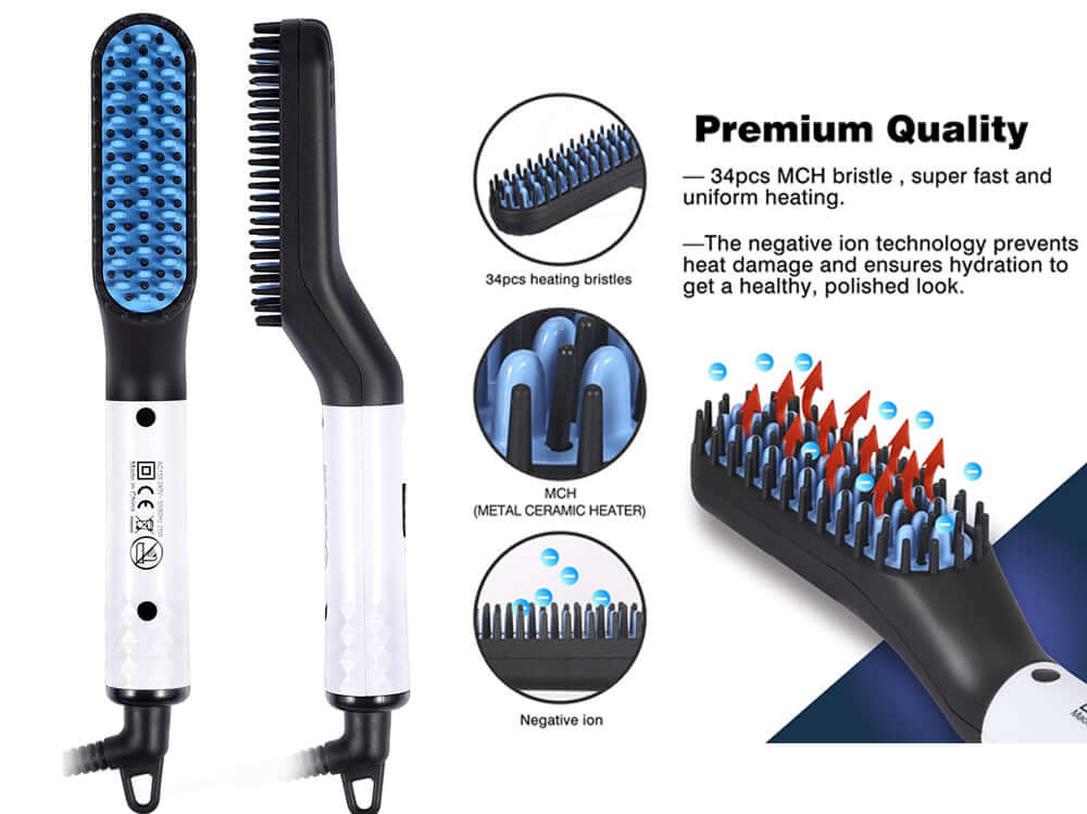 Beard Straightener Heated Comb - Image 3