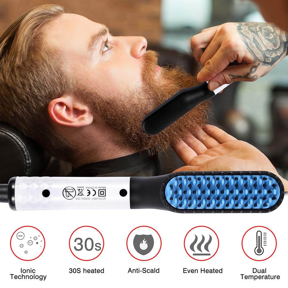 Beard Straightener Heated Comb - Image 8