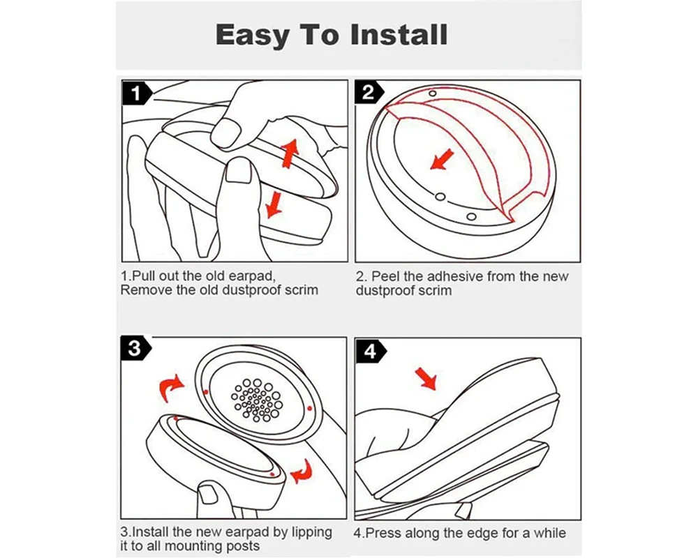 Replacement Ear Pads for Beats Studio 2 & 3 Headphones - Image 7