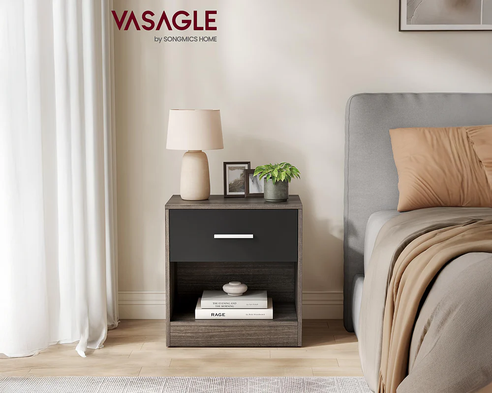 Bedside Table with Drawers - Image 15