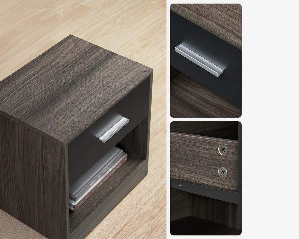 Bedside Table with Drawers - Image 18