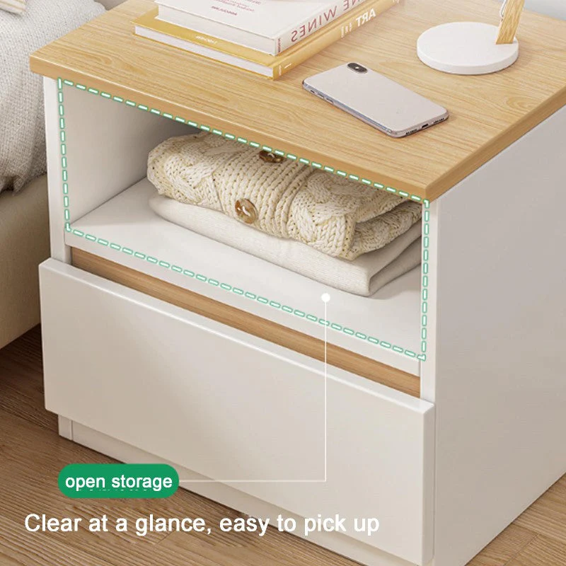 Bedside Table with Drawers - Image 4