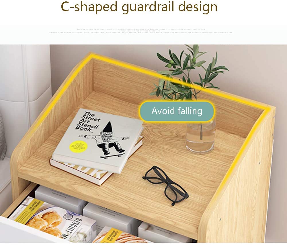 Bedside Table with Drawer - Image 5
