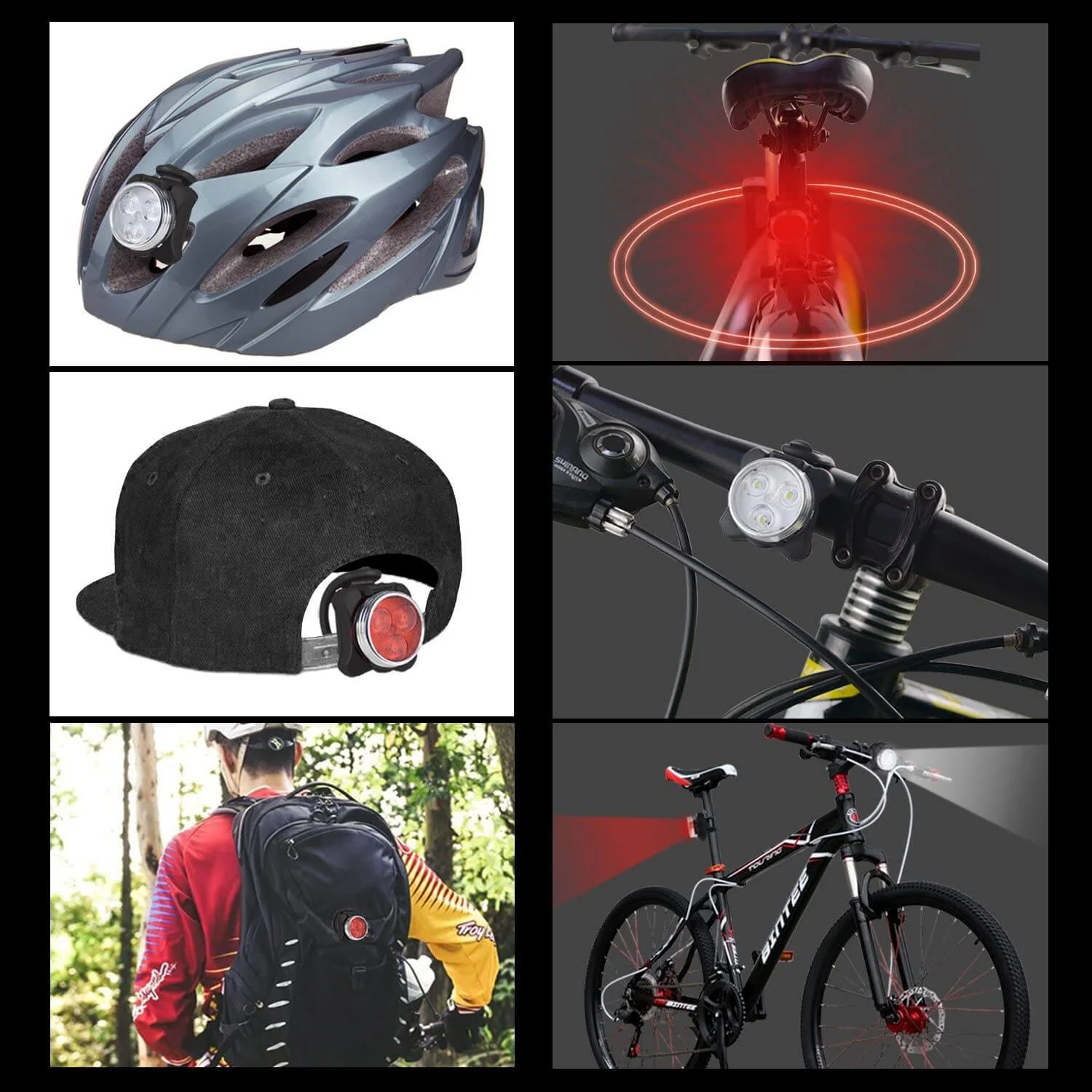 Rechargeable LED Bike Light Sets - Image 5