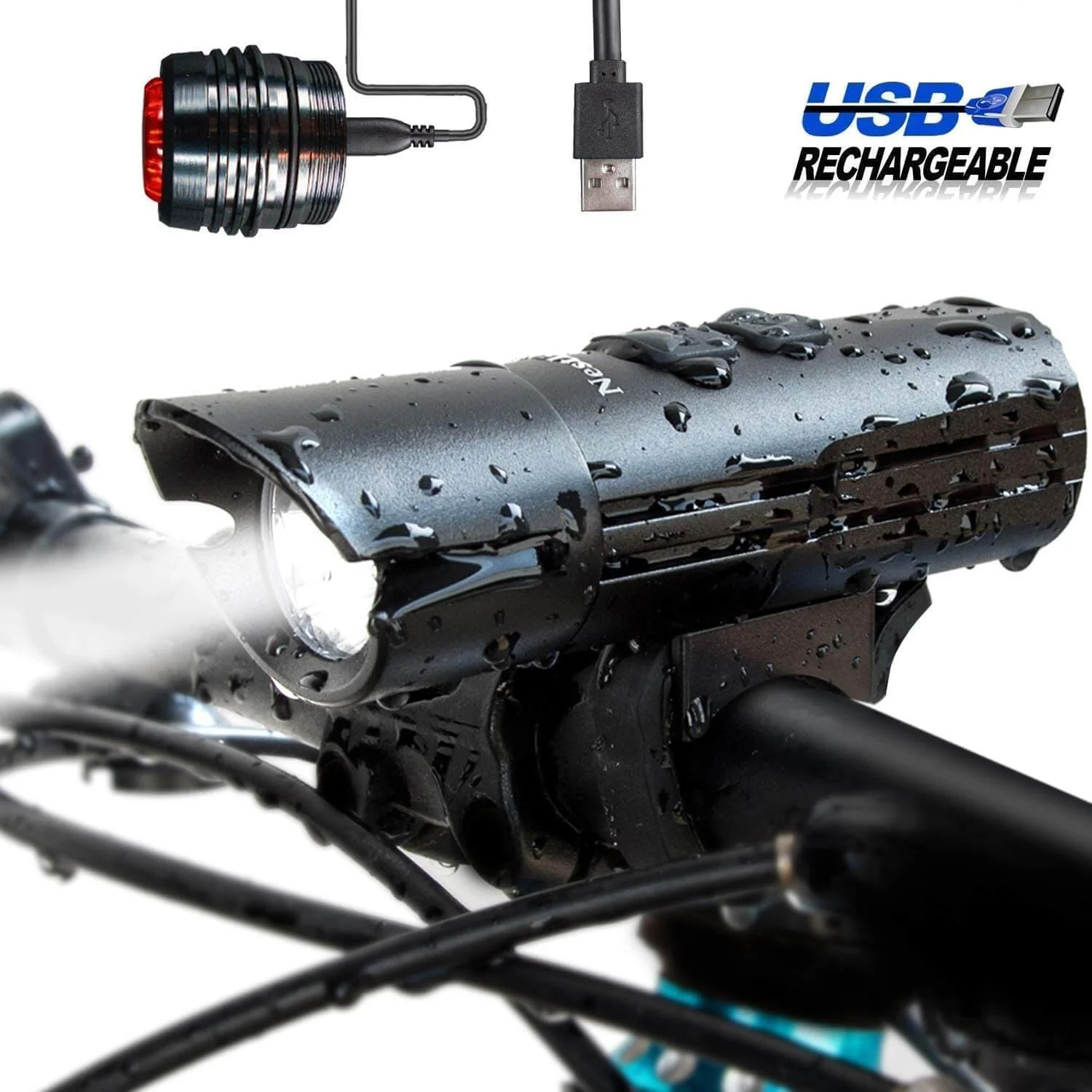 Rechargeable LED Bike Light Sets - Image 8