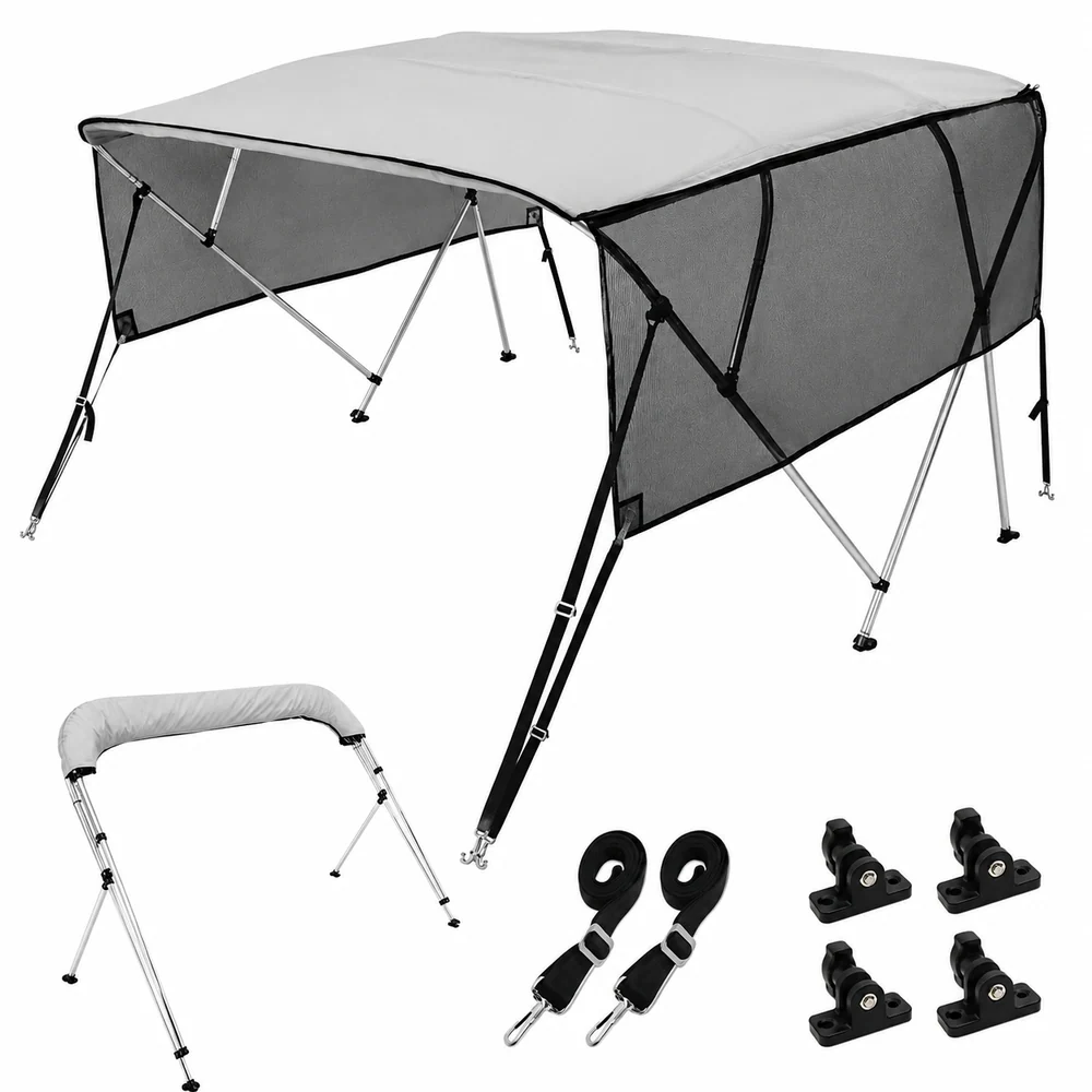 4 Bow Boat Bimini Top 2.1-2.2M