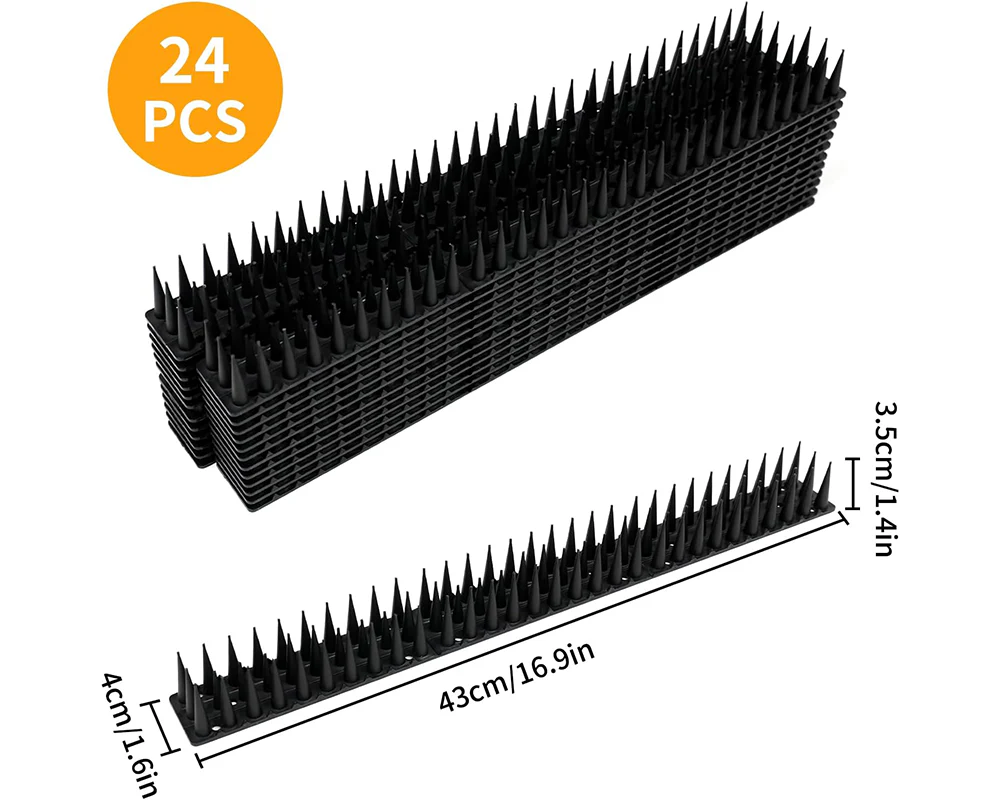 10m Bird Spikes Pest Control Fence 24 PCS - Image 2