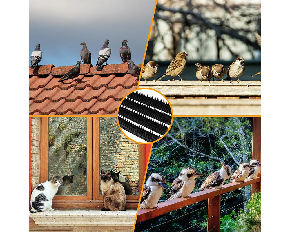 10m Bird Spikes Pest Control Fence 24 PCS - Image 3