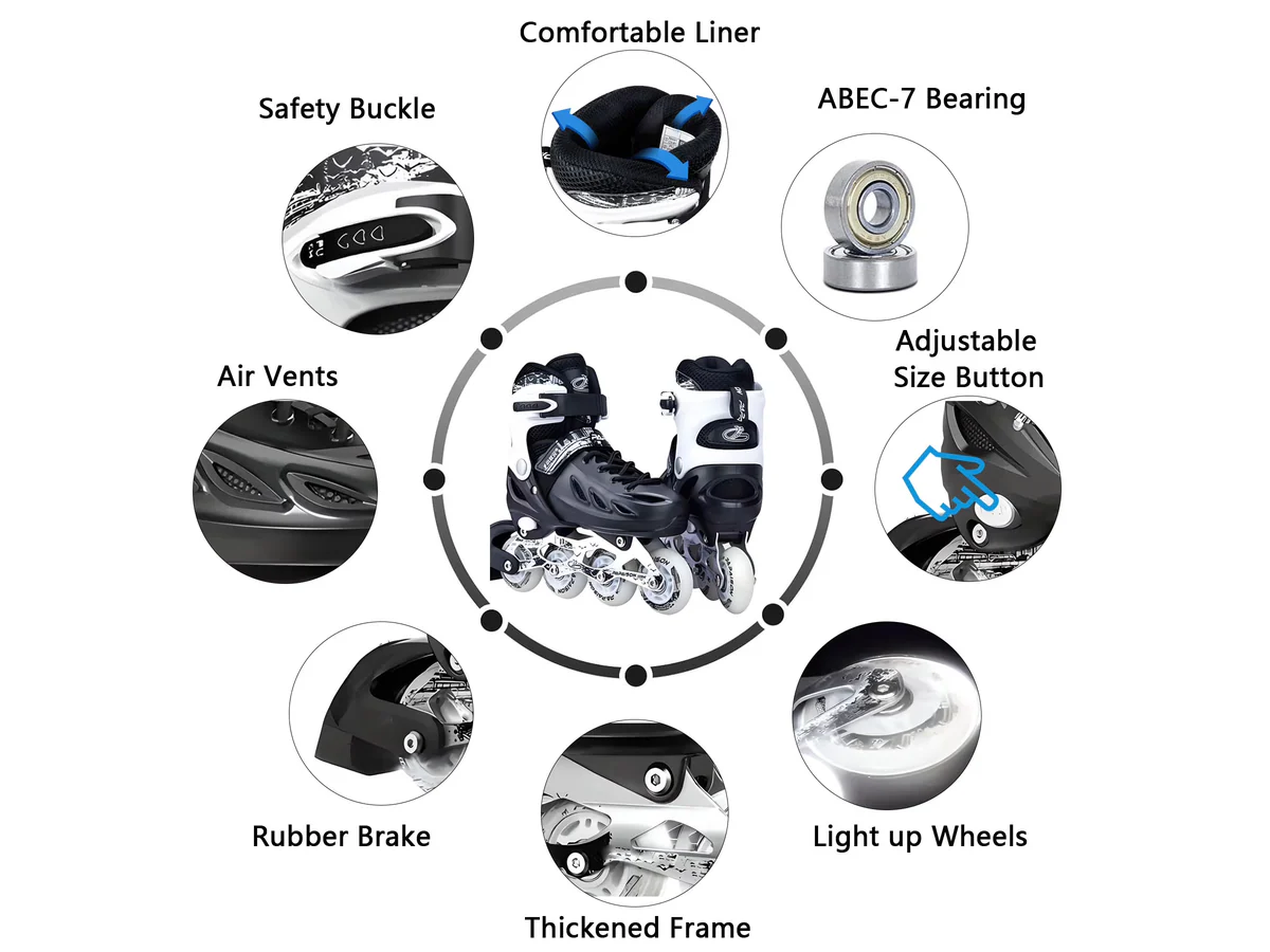 Adjustable Inline Skates - Image 5