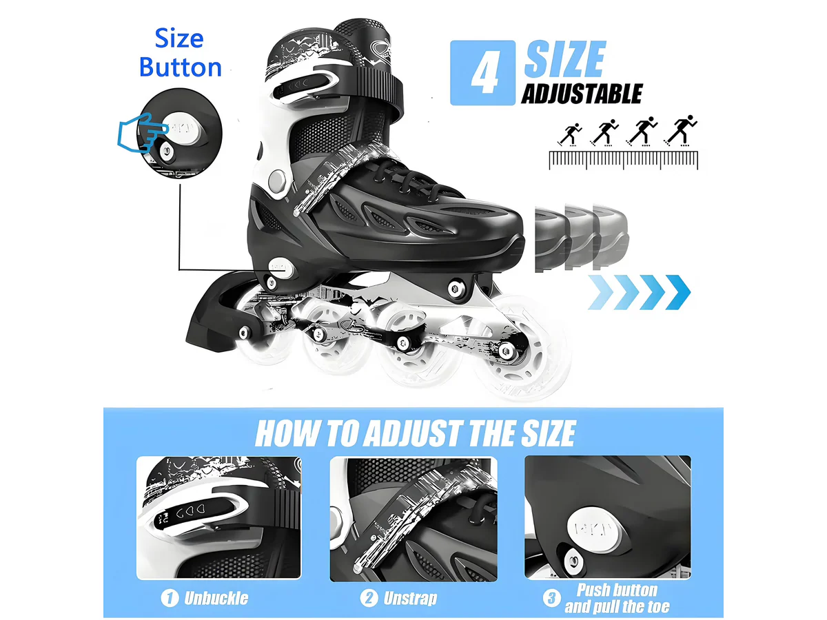 Adjustable Inline Skates - Image 6