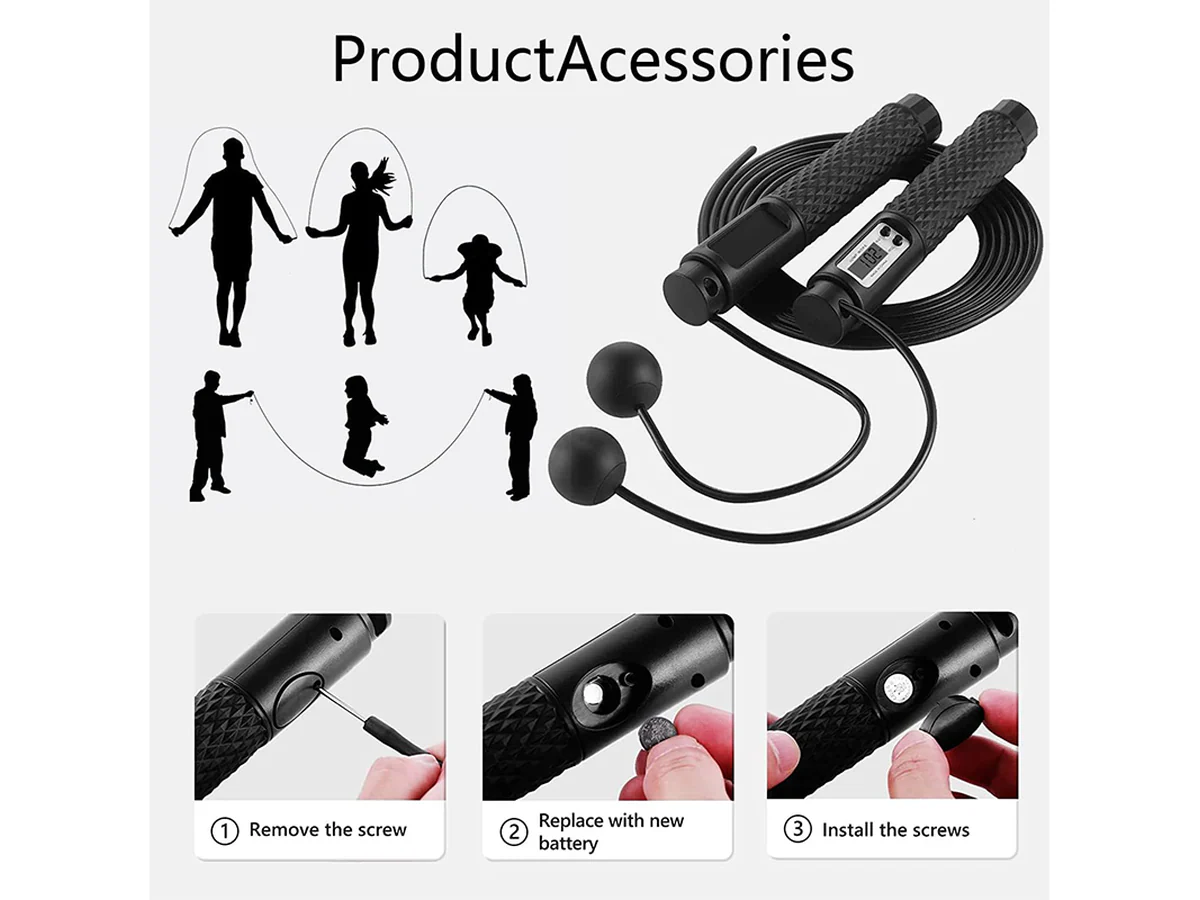 Skipping Rope Fitness Jump Rope - Image 3