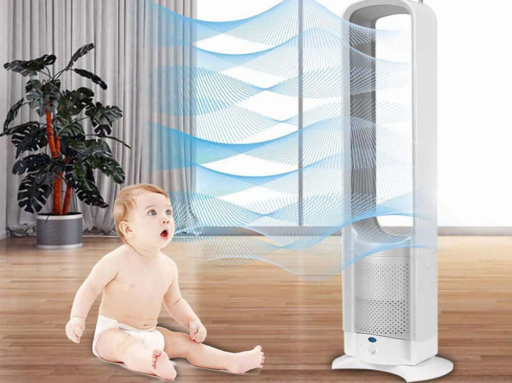 Bladeless Fan 32 inch with remote - Image 7