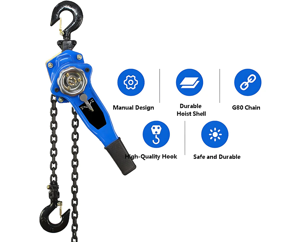 Chain Hoist Lever Block Chain Hoist 0.75 Ton 1.5m Lifter - Image 6