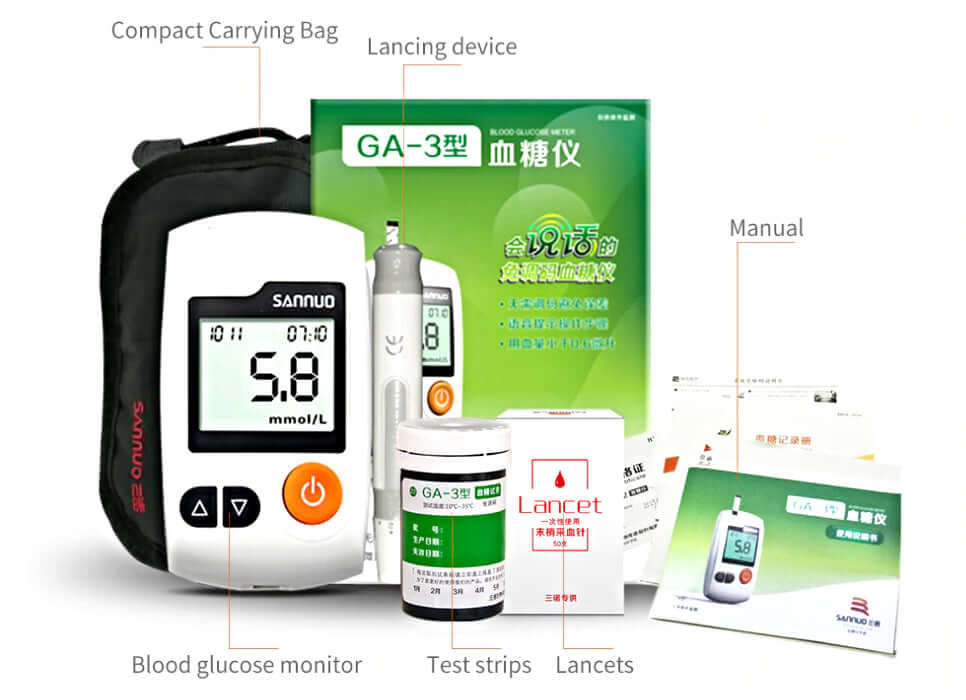 Glucose Meter blood sugar Monitor - Image 2