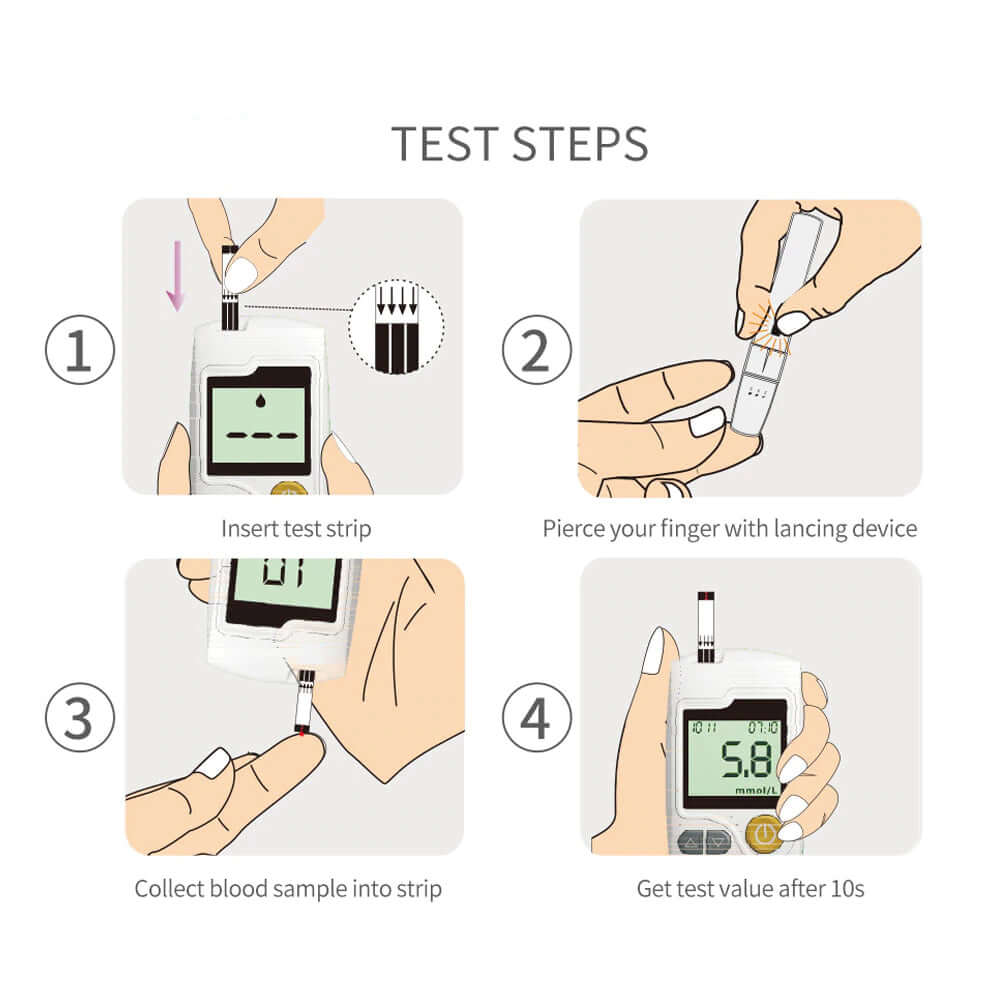 Glucose Meter blood sugar Monitor - Image 3